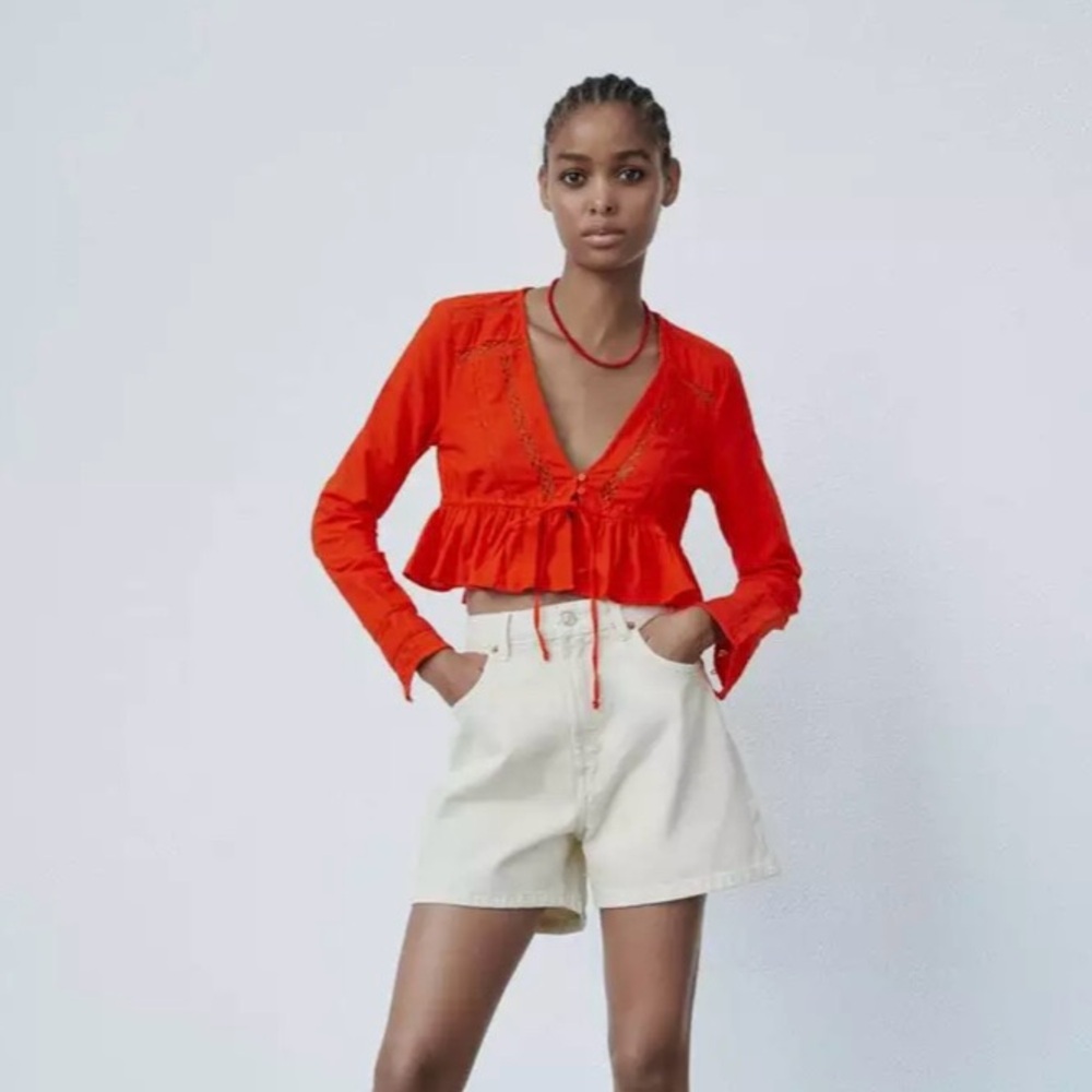 Zara cropped Top